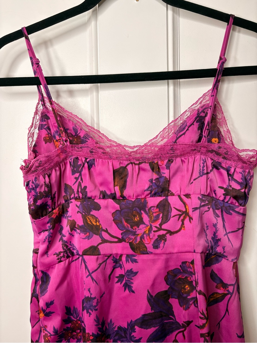 Urban outfitters Audrey Lace flora Slip midi Dress size small - Picture 12 of 14